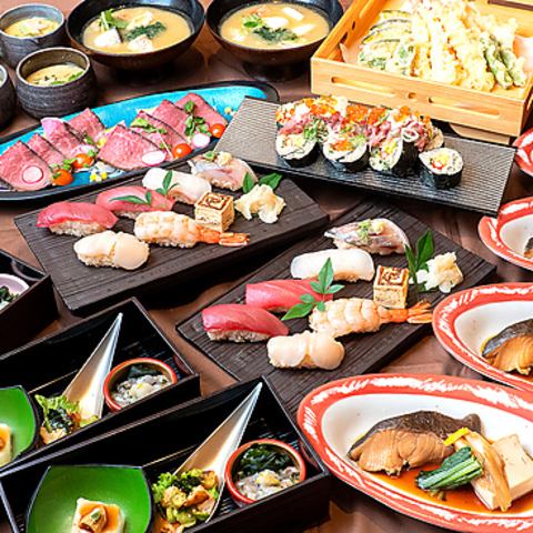 シャリには味わいまろやかな赤酢使用！本格江戸前鮨