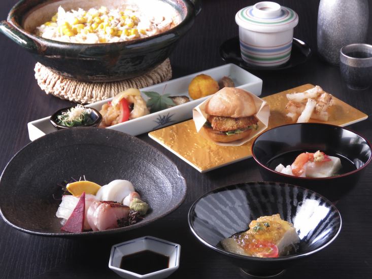 [8 dishes in total] Omakase kaiseki course 7,300 yen (tax included)/person