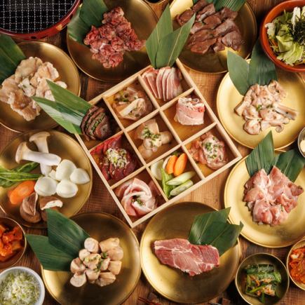 ■120分食べ放題付『スタンダードコース』名物つぼ漬けハラミなど ＜全85品＞ 4278円⇒3278円 　