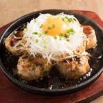 Chicken cartilage Tsukimi meatballs