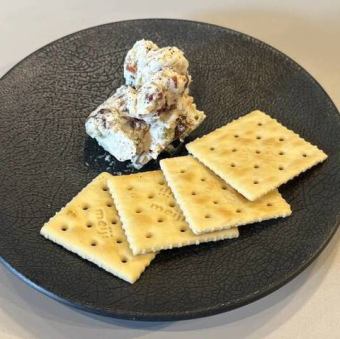 ドライフルーツとナッツのクリームチーズ