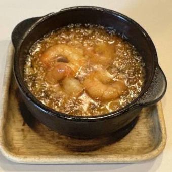 エビのアヒージョ