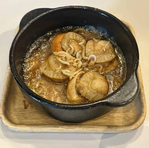 ホタテとシラスのアヒージョ