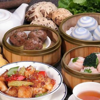 【含120分鐘暢飲】辣醬蝦仁炒蛋配點心！港式活力套餐，共8道菜，5,900日圓（含稅）