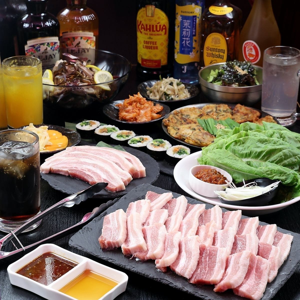 サムギョプサル食べ放題２２００円～全席個室☆大人気カンジャンケジャンも♪
