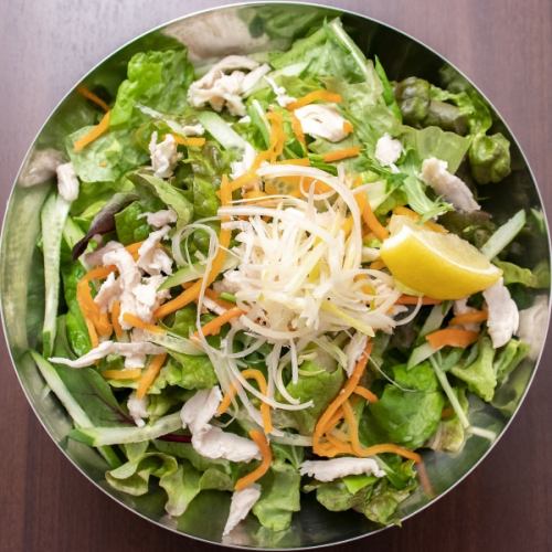 蒸し鶏の塩チョレギサラダ