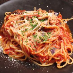 Melanzane - Eggplant and bacon in tomato sauce