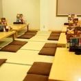 Recommended tatami mat seats for banquets with a large number of people ◎