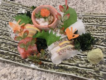 Assorted sashimi [3 types / 5 types]
