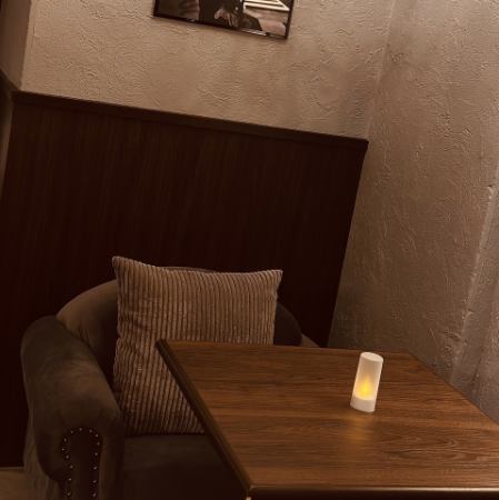 2名掛けテーブル席