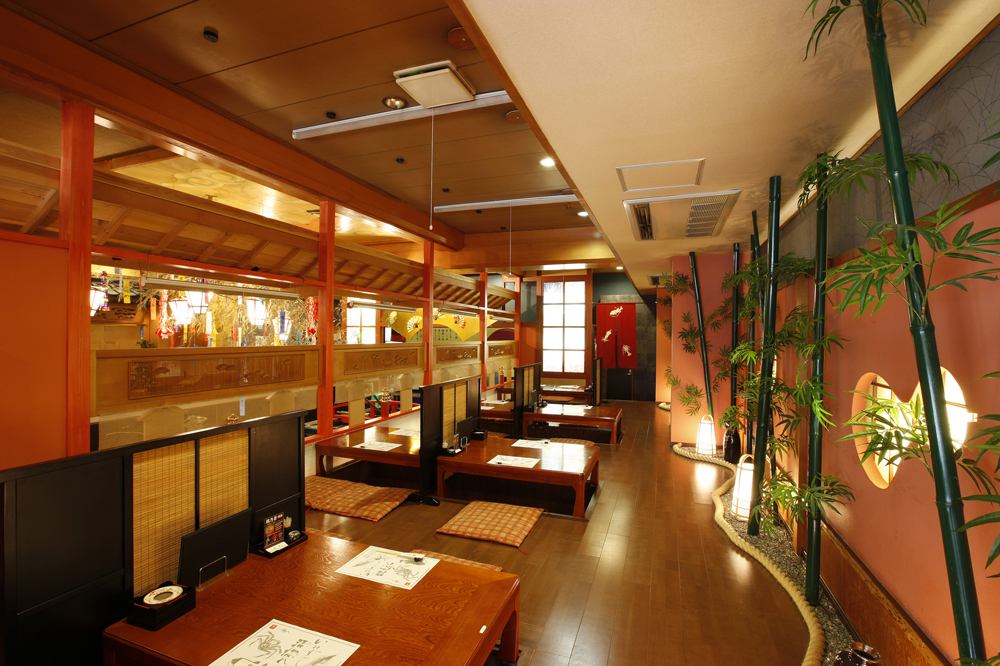 A room with a Kyoto-like atmosphere is available for entertainment.