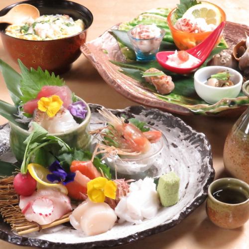 ●Variety of “seasonal” dishes using plenty of Hokkaido ingredients●