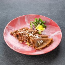 牛タン中薄切りの炭火焼き