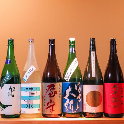 佐餐佳品。多种清酒可供选择