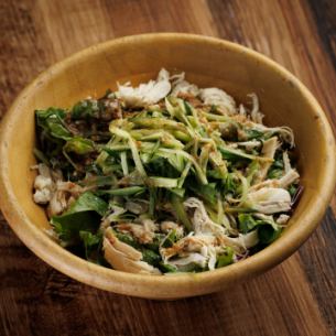 胡麻薫るバンバンジー風サラダ