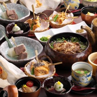 90 minutes of all-you-can-drink included! Enjoy our famous meat and side dishes! Beef tongue hitsumabushi course] (7 dishes in total) 6,000 yen