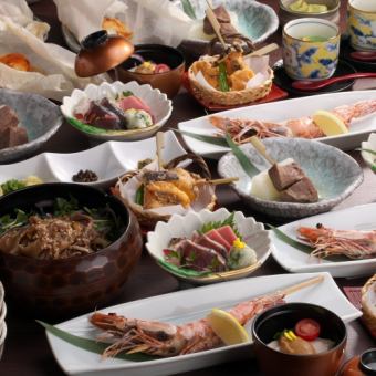 [適合招待等重要的商務場合]牛舌三吃壽司套餐90分鐘無限暢飲（共8道菜）7,000日元