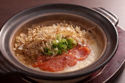 山芋と豆腐の明太焼き