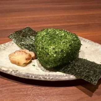 紀州梅のあおさ海苔ぎり