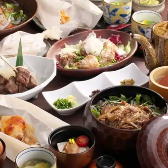 12月限定忘年会コース　 90分飲み放題付【名物 牛タンひつまぶしコース】6,500円