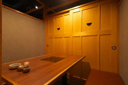 全席完全個室をご用意！周りを気にせずゆったりお食事をどうぞ