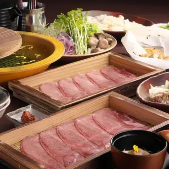飲み放題90分付【12月の日曜~木曜限定　牛タンしゃぶしゃぶコース】(全６品）6500円