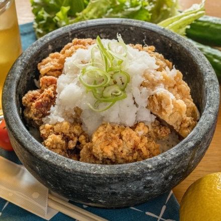 鶏からおろし丼