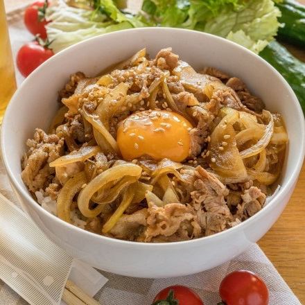 beef sukiyaki bowl