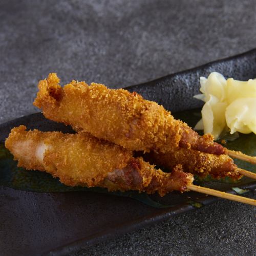 Deep-fried gari pork skewers (1 piece)