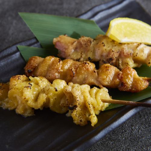 Assortment of 3 types of yakitori