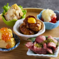 Assortment of 5 types of Obanzai for 2 people