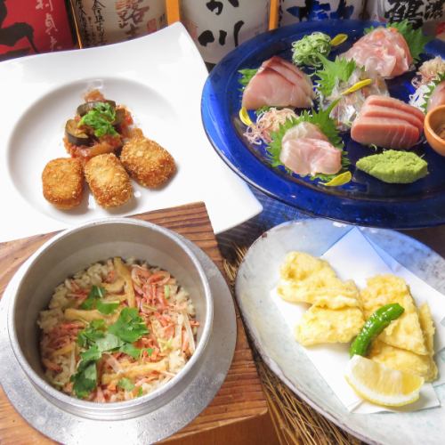 In addition to tofu dishes, we offer a variety of creative Japanese dishes