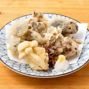Assorted mushroom tempura