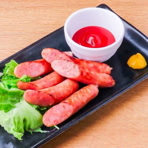 おいしいウインナー炙り焼き