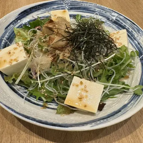 豆腐と大根の和風サラダ