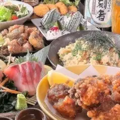 【横綱コース】お造り5種や天ぷら盛り合わせ等【全10品】90分飲み放題付6000円(税込)