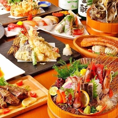 名产海鲜种类丰富♪适合各种宴会！120分钟无限畅饮宴会套餐◎
