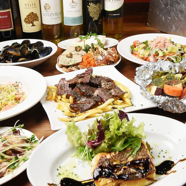 【記念日・ご宴会に♪】スタンダード【飲み放題付き】コース4000円(税込)