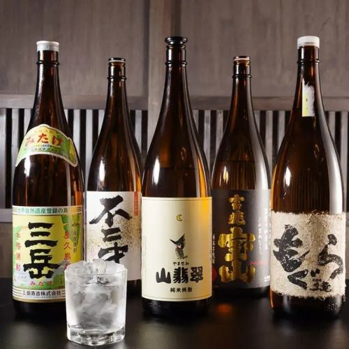 Discerning shochu & recommended plum wine