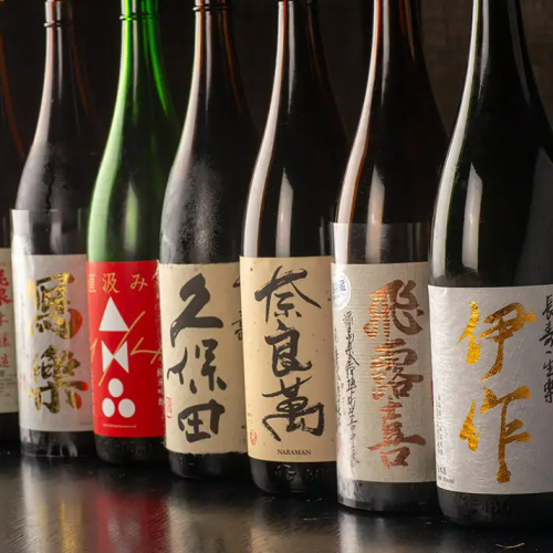 厳選焼酎や銘酒もアリ◎