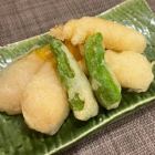 Chinese-style shrimp and vegetable tempura