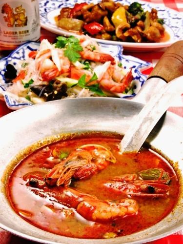 Shrimp soup (Tom Yum Kung)