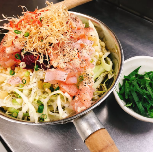 鳥なんこつ梅しそもんじゃ