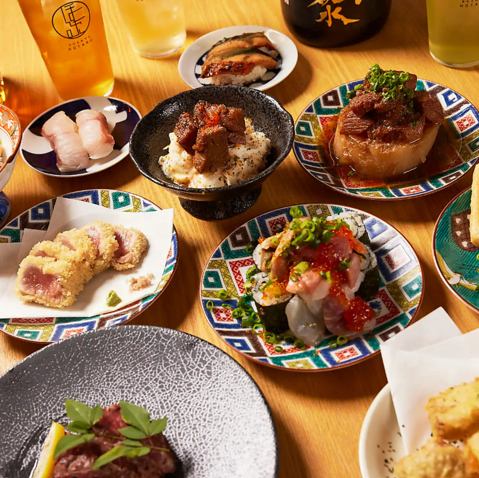 寿司と天ぷらがオススメ♪お酒と一緒に是非！