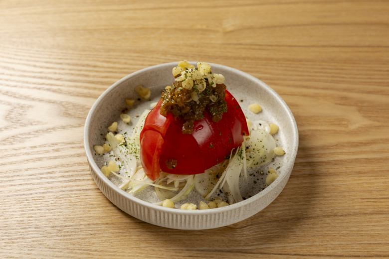 玉葱トマトサラダ