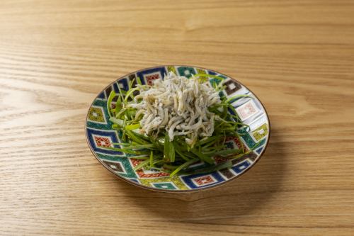 ネギ山しらすまみれ