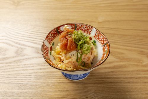 揚げ玉明太ポテサラ