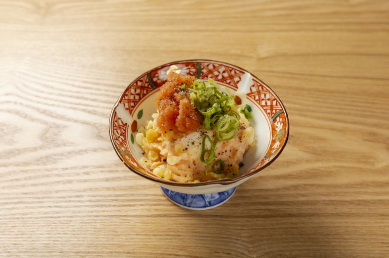 揚げ玉明太ポテサラ