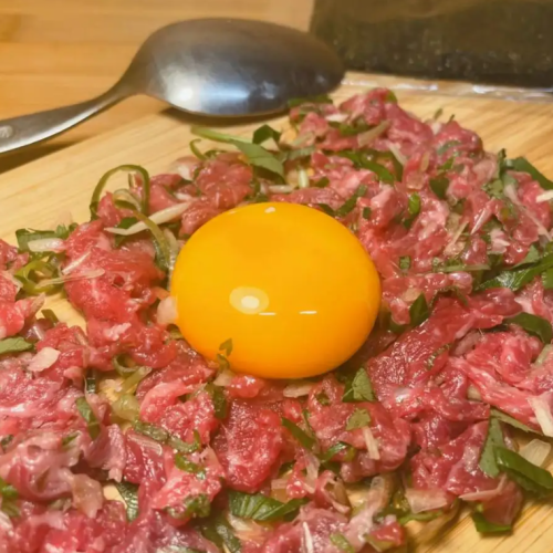 和牛薬味ユッケ