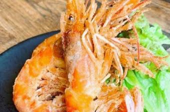 赤海老のサクサク揚げ(2匹)
